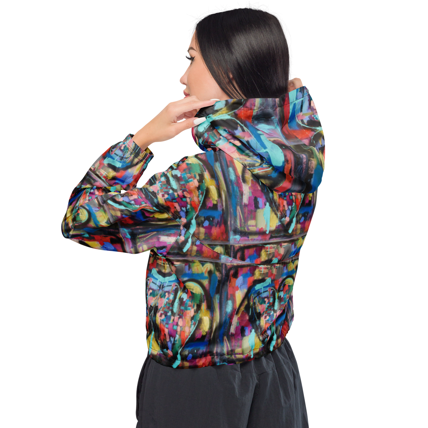 Woven to Protect - Women’s cropped windbreaker