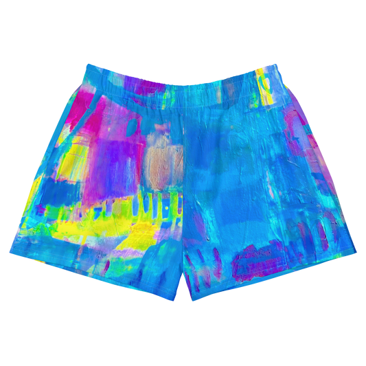Coloring the Motion - Women’s Recycled Athletic Shorts