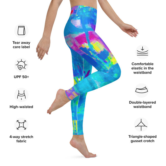 Coloring The Motion - Yoga Leggings