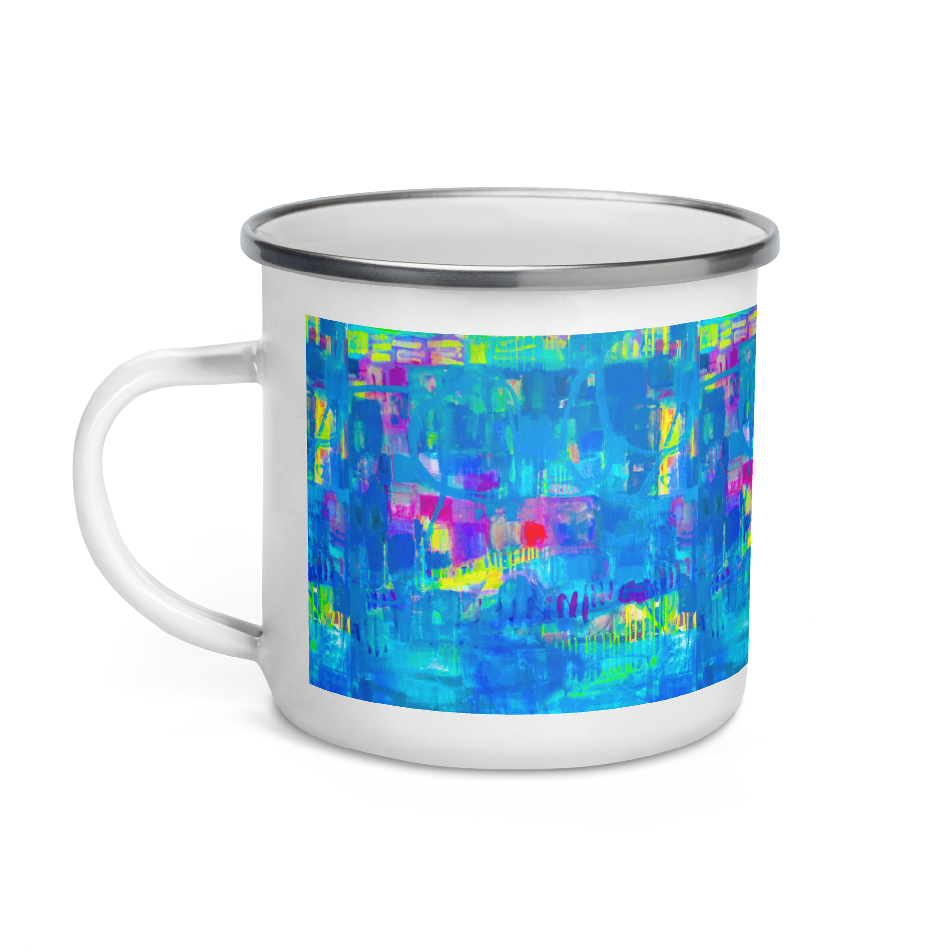 Coloring the Motion - Enamel Mug