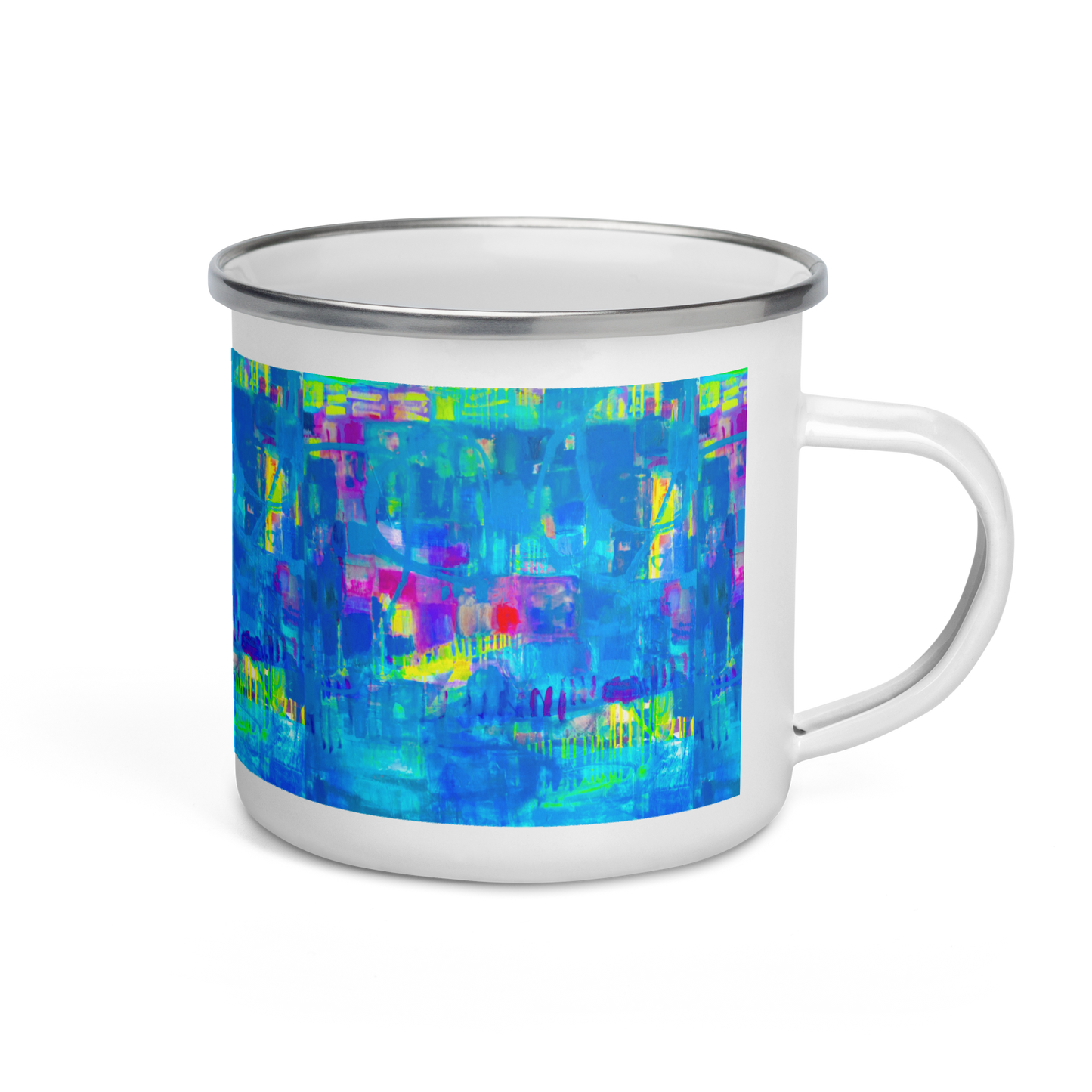 Coloring the Motion - Enamel Mug