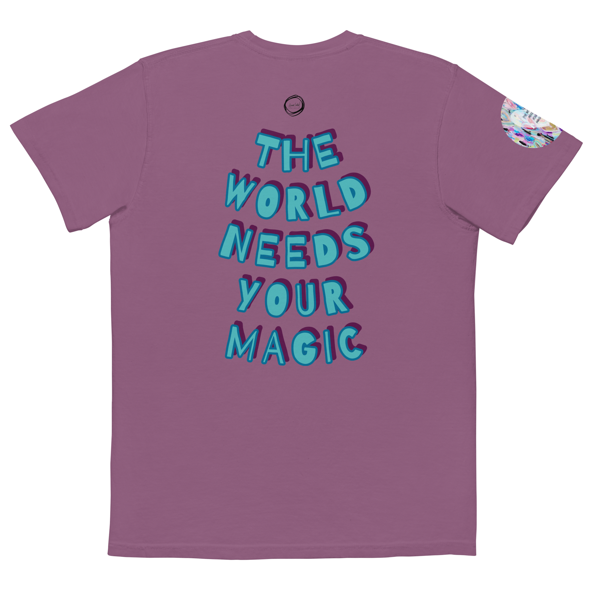 Magic - Unisex garment-dyed pocket t-shirt