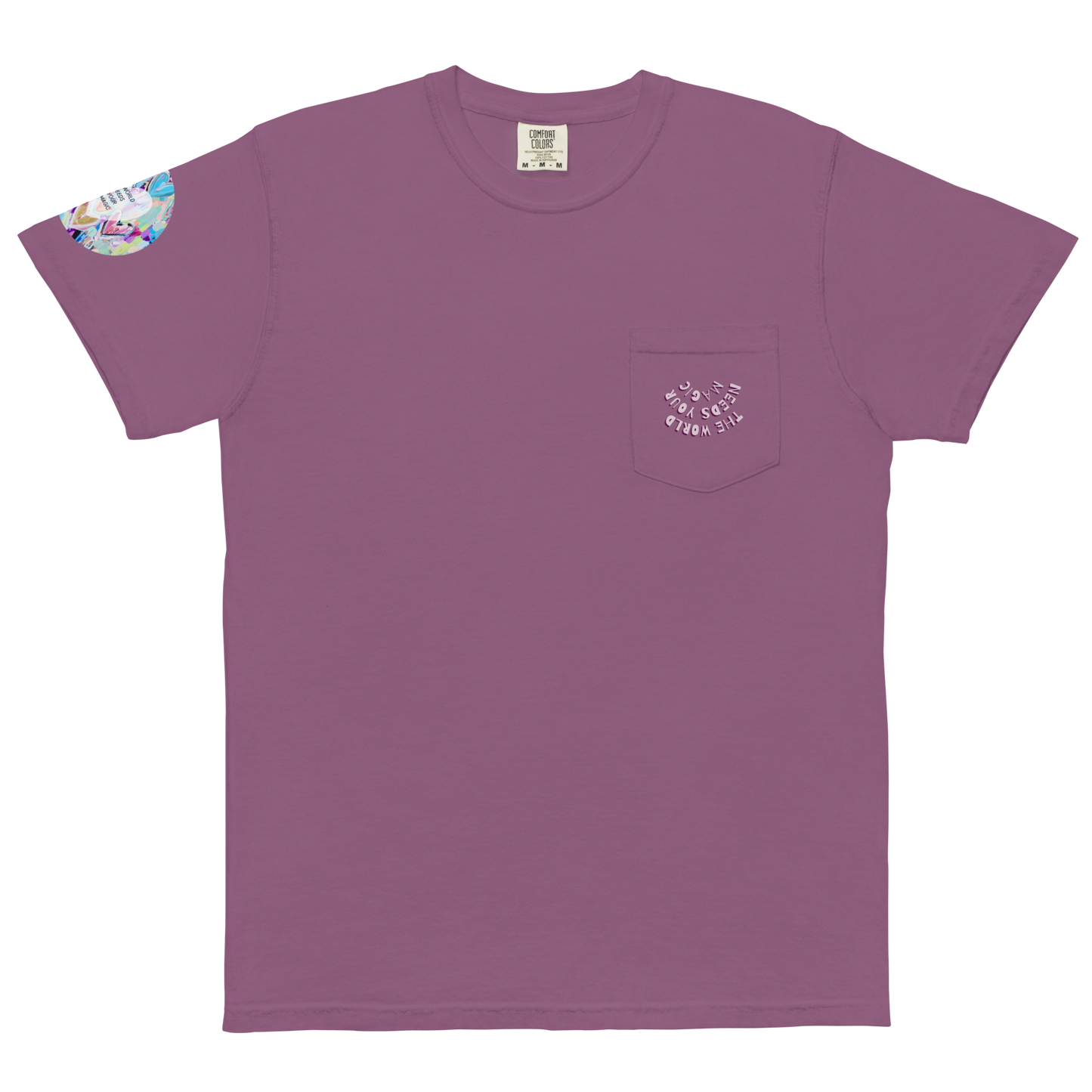 Magic - Unisex garment-dyed pocket t-shirt