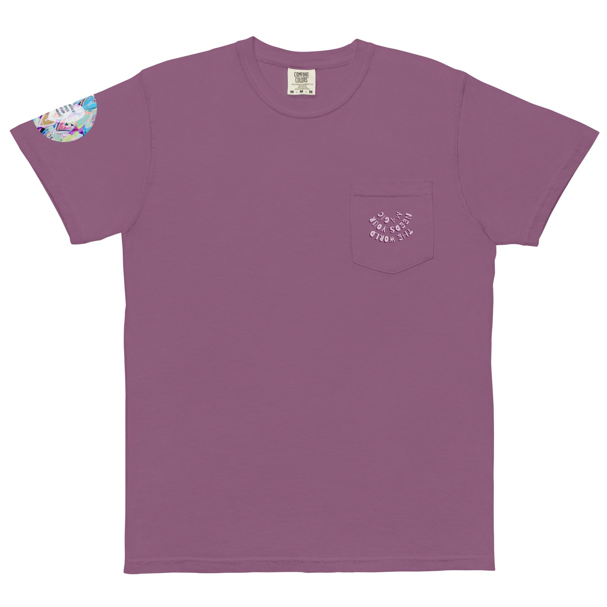 Magic - Unisex garment-dyed pocket t-shirt