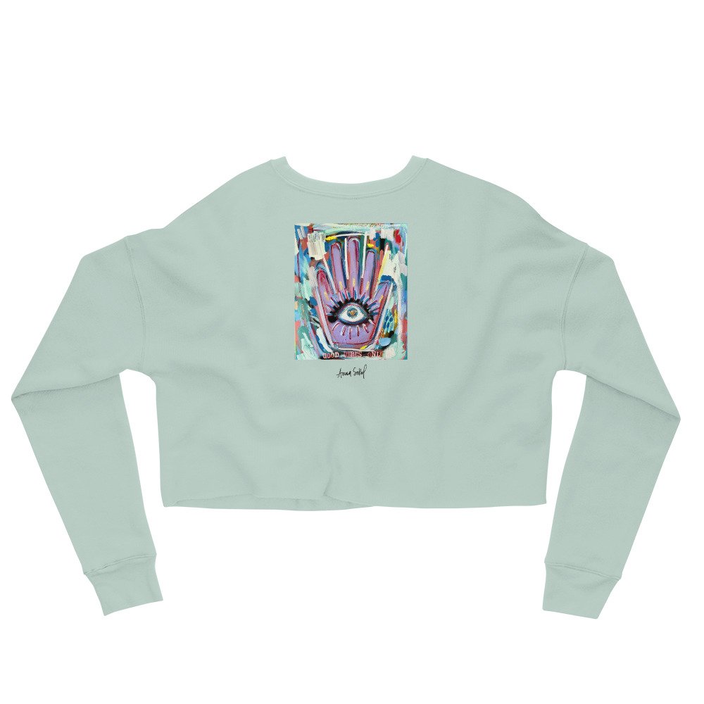 Good Vibes Only - Crop Sweatshirt